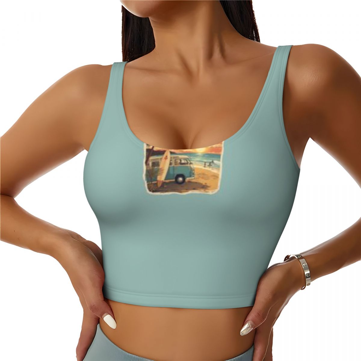 Yoga Fitness Images - Postpartum Fitness Top Day Dreamer -