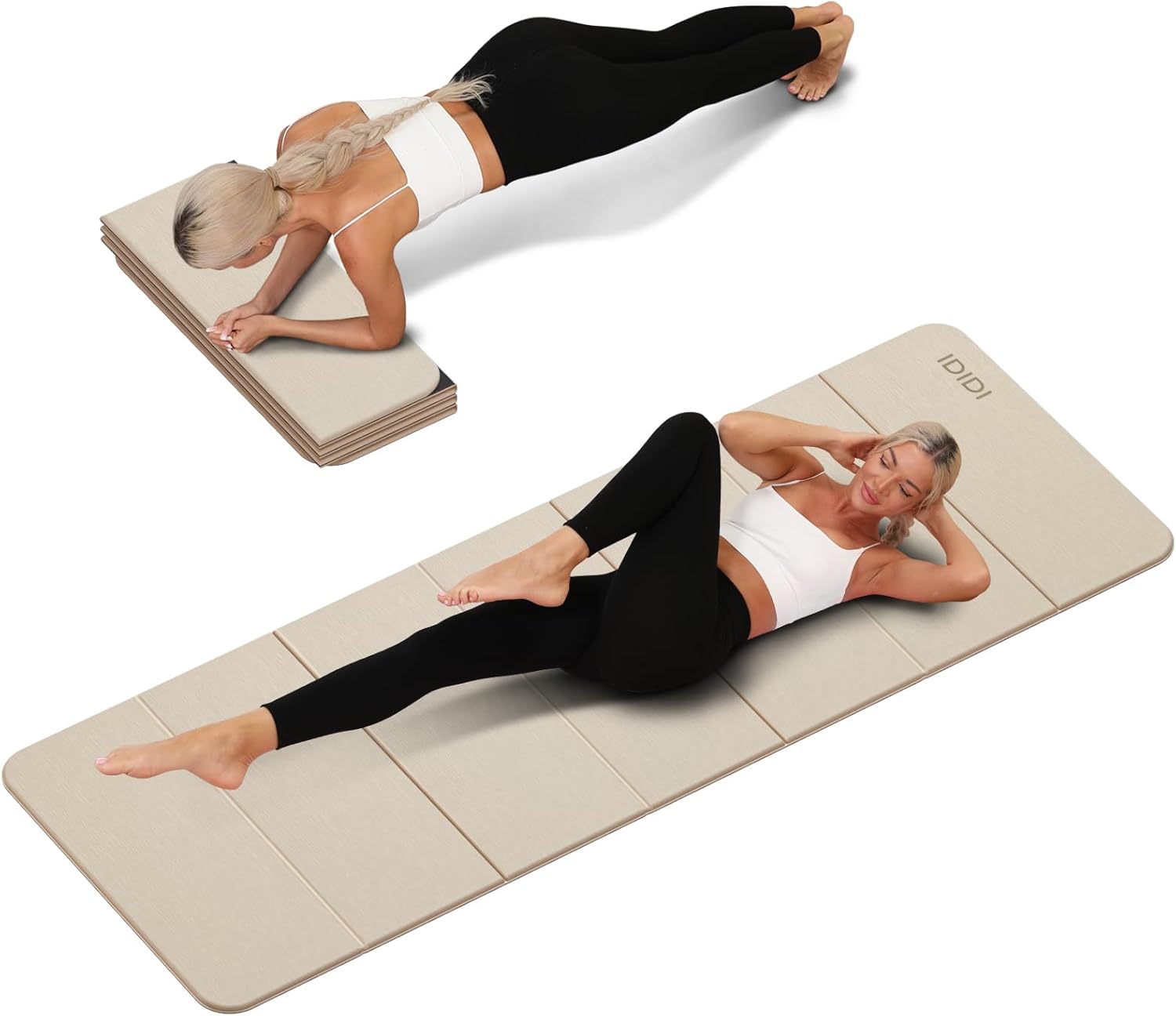 Yoga Fitness Images - Foldable Yoga Mat Extra Thick 0.32