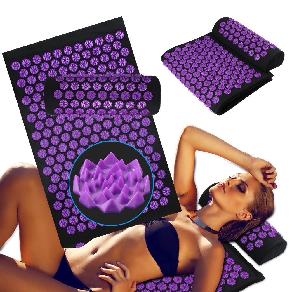 Yoga And Fitness Mat - Acupressure Yoga Mat Kuznetsov's Applicator Cushion