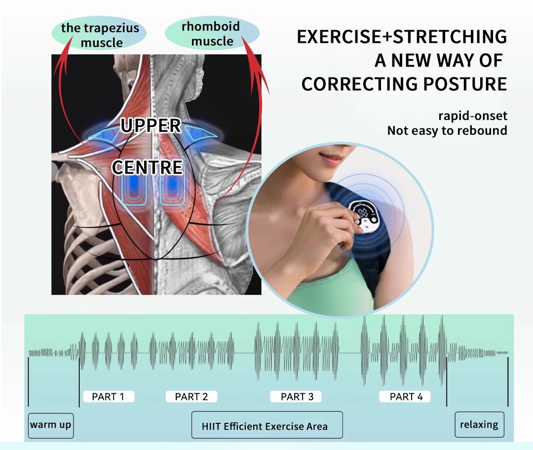 Microcurrent Posture Device Fo - Posture Corrector Back avaliação e preço