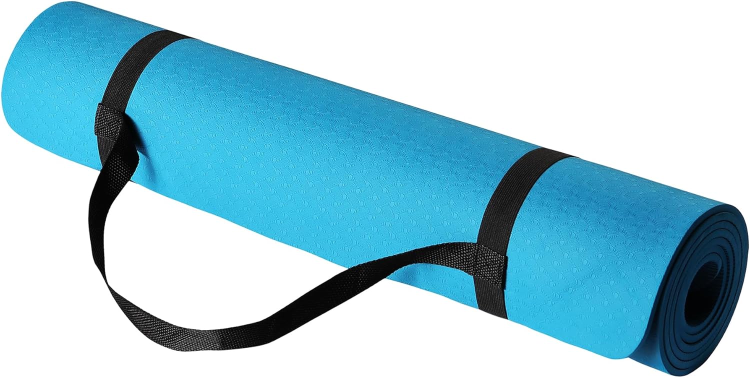 1/4 Inch Thick TPE Exercise Yo - Yoga Fitness Images avaliação e preço