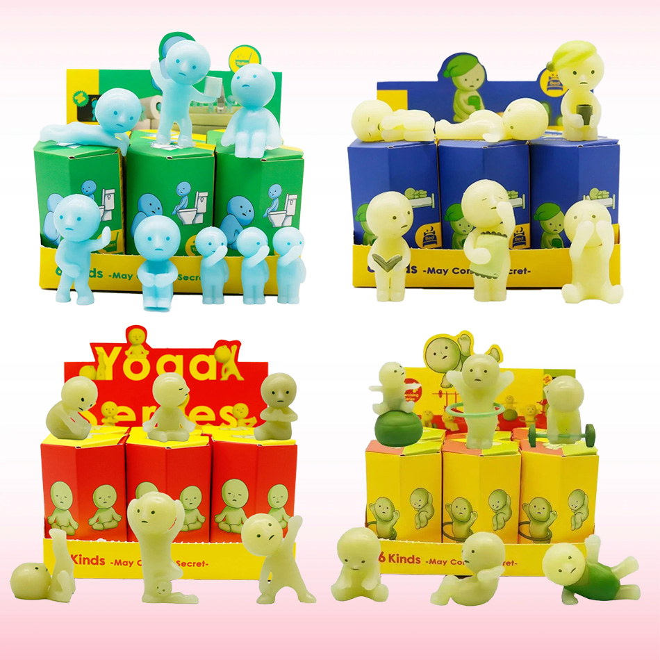 Glow In The Dark Mini Figure S - Yoga In Fitness First avaliação e preço