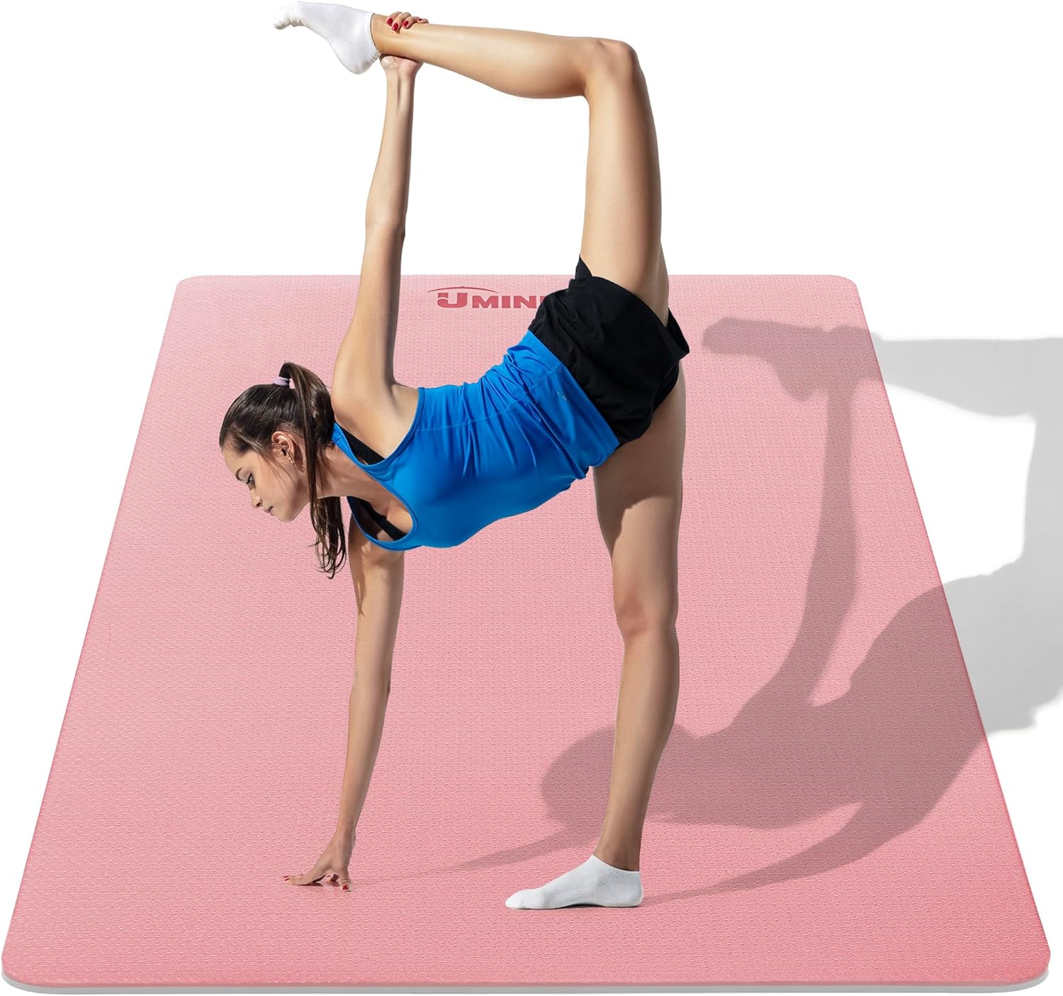 Large Yoga Mat 1/4 & 2/5 Inch  - Yoga Fitness Images avaliação e preço