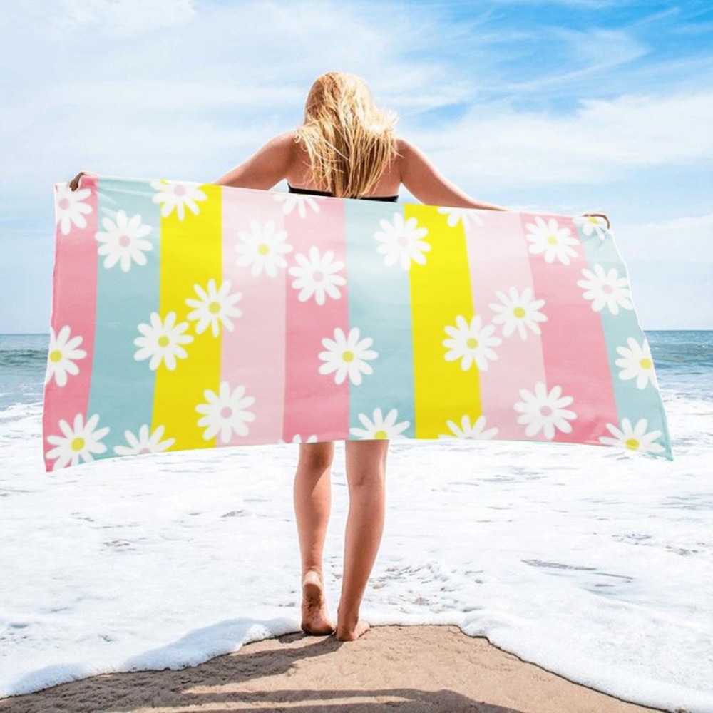 Starfish Printing Bath Towel 2 - Yoga And Fitness Mat avaliação e preço