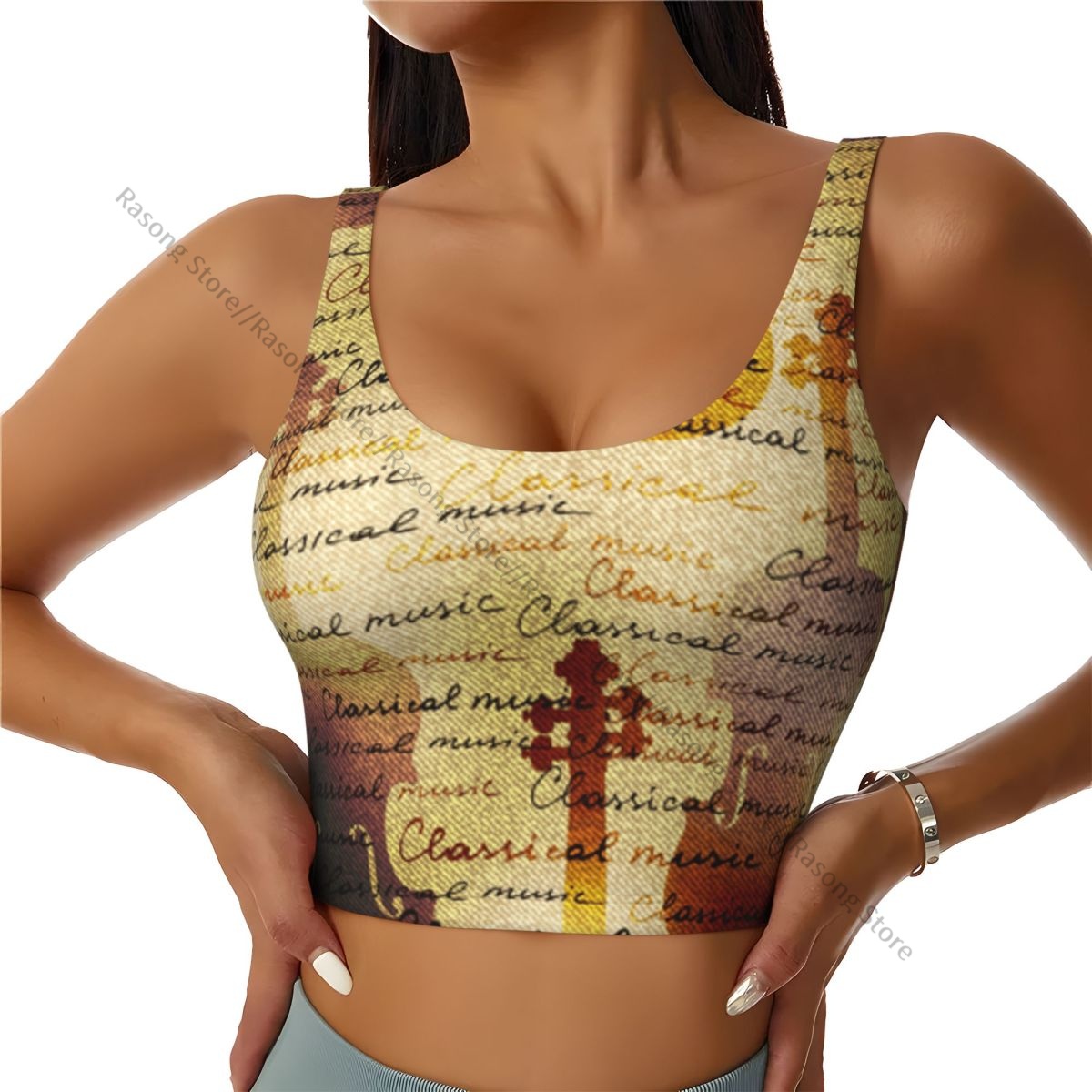 Sports Bra Women Running Yoga  - Yoga Fitness Images avaliação e preço