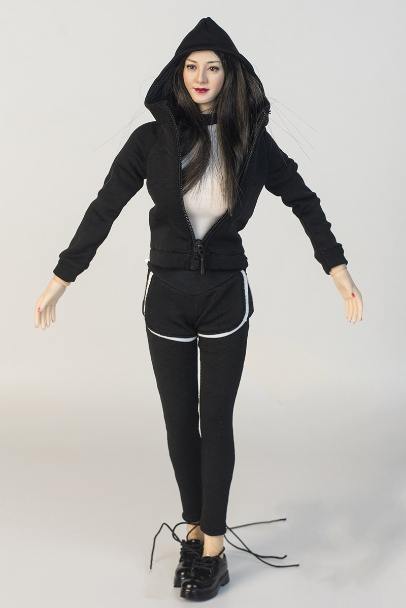 1/6 Female Black Yoga Clothing - Yoga In Fitness First avaliação e preço