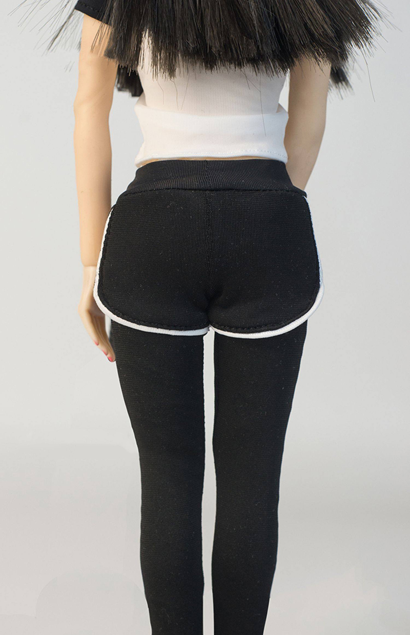 1/6 Female Black Yoga Clothing - Yoga In Fitness First avaliação e preço