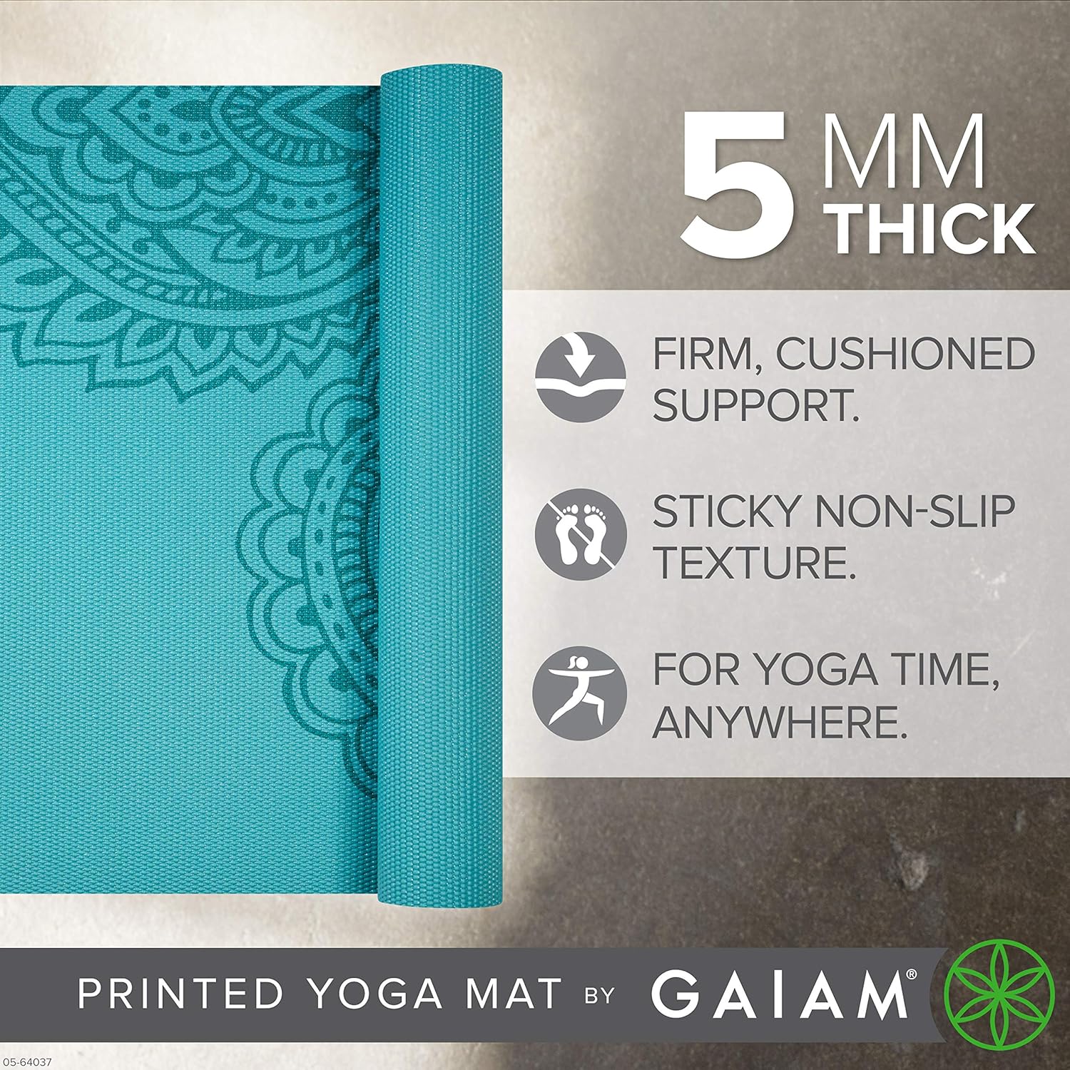 Yoga Mat Premium 5mm Thick Non - Yoga Fitness Images avaliação e preço
