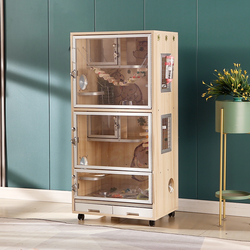 Dragon cat cabinet cage solid  - Push Up Board avaliação e preço