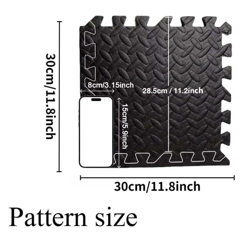 16 Piece Fitness Yoga Mat Soft - Yoga And Fitness Mat avaliação e preço