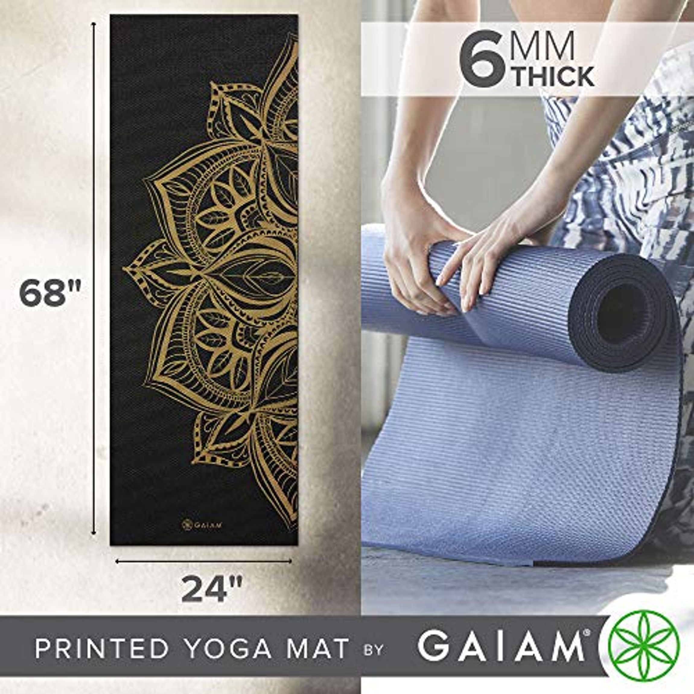 Premium 6mm Extra Thick Yoga M - Yoga Fitness Images avaliação e preço