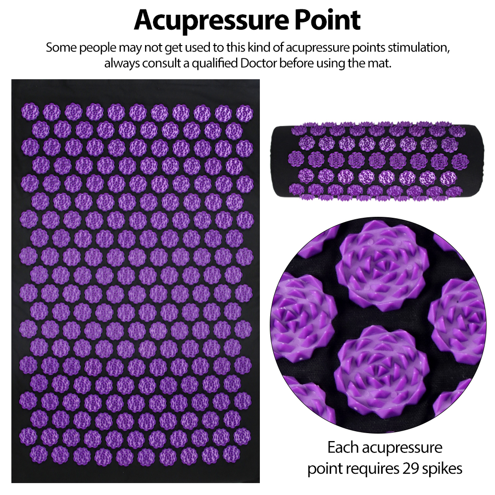 Acupressure Yoga Mat Kuznetsov - Yoga And Fitness Mat avaliação e preço