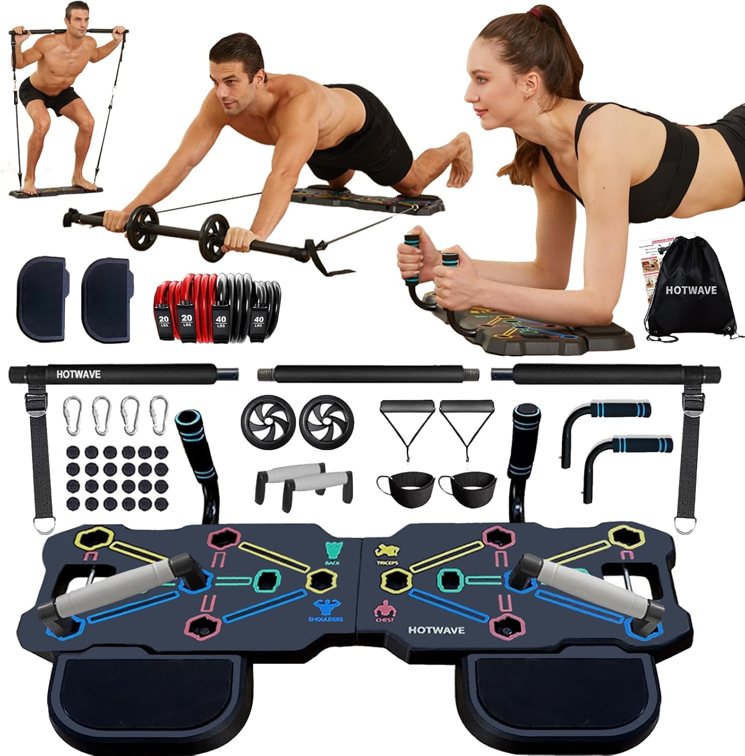 Portable Workout Equipment wit - Push Up Board avaliação e preço
