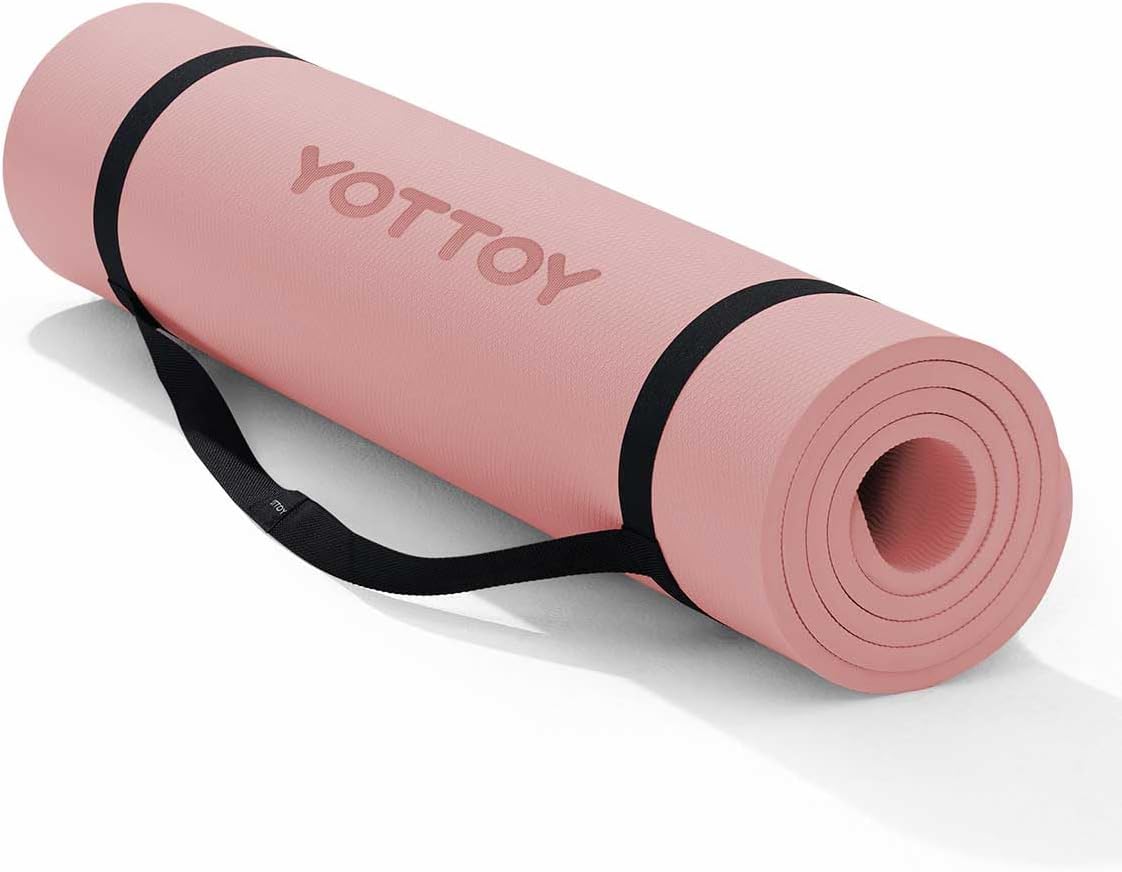 Yoga Mat, Extra Thick TPE Exer - Yoga Fitness Images avaliação e preço