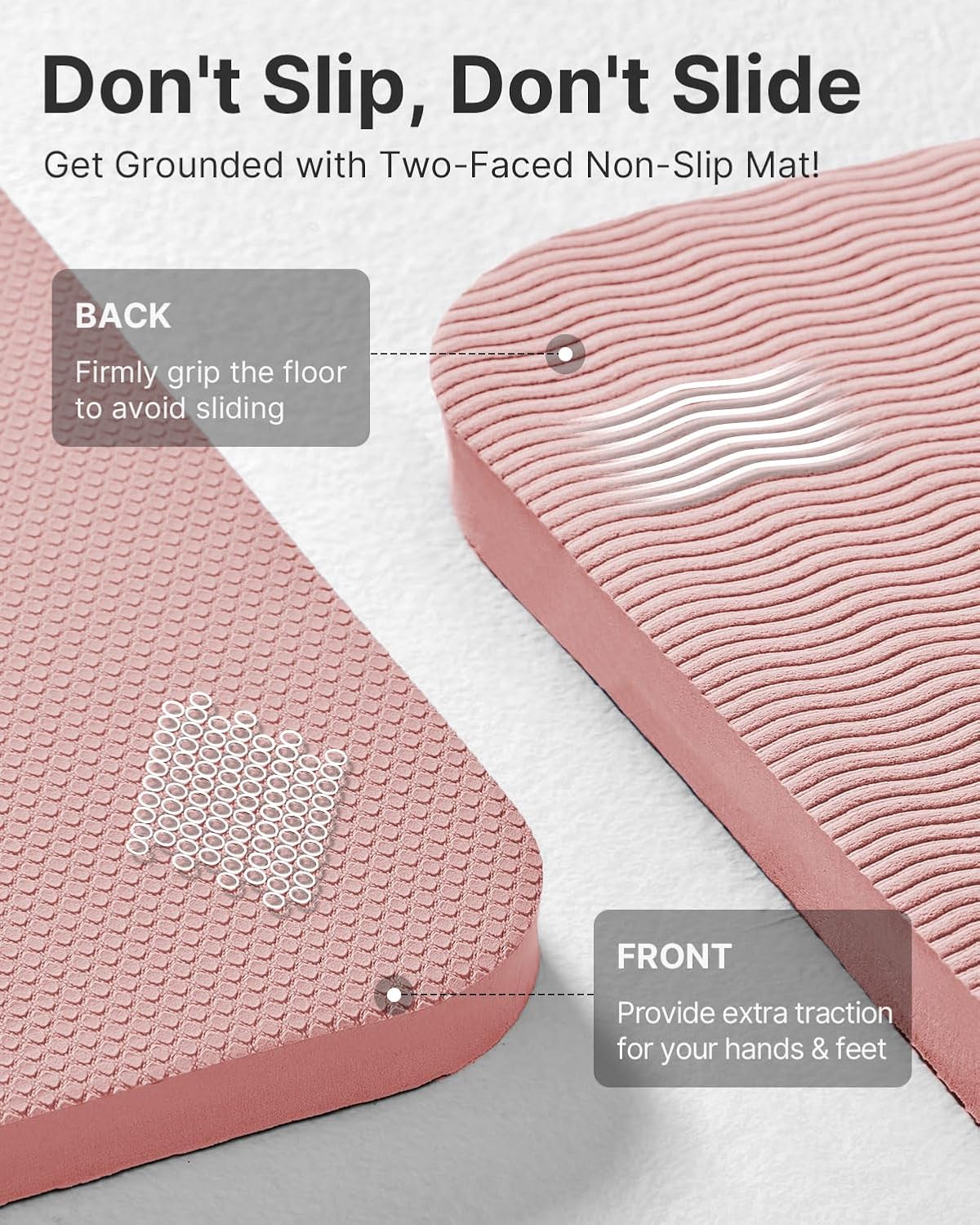 Yoga Mat, Extra Thick TPE Exer - Yoga Fitness Images avaliação e preço
