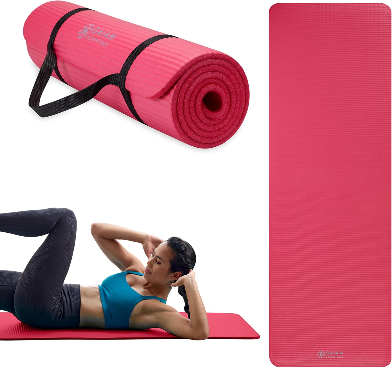 Extra Thick Yoga Mat 10mm for  - Yoga Fitness Images avaliação e preço