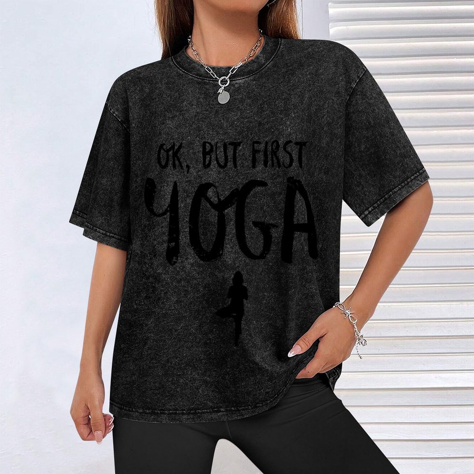 Ok But First Yoga Funny Fitnes - Yoga In Fitness First avaliação e preço