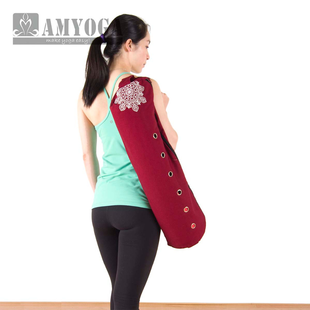 Canvas Yoga Mat Bag Single Sho - Yoga And Fitness Mat avaliação e preço