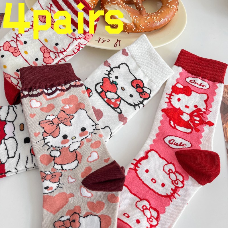 4 pairsof HelloKitty anti slip - Yoga In Fitness First avaliação e preço
