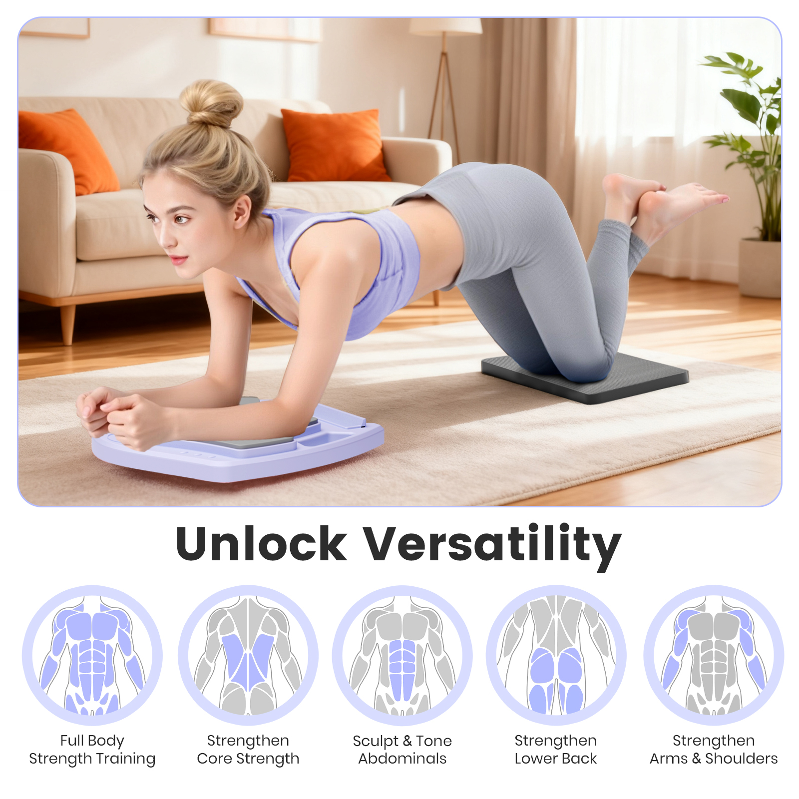 7-in-1 Portable Pilates Board  - Push Up Board avaliação e preço