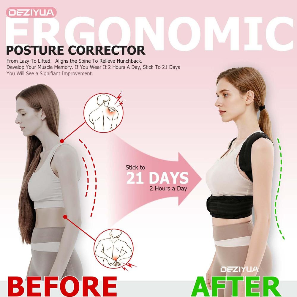 Universal Adjustable Posture C - Posture Corrector Back avaliação e preço