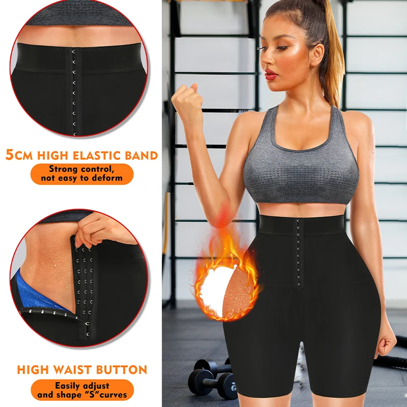 Sweat Sauna Pants Body Shaper  - Waist Trainer Women avaliação e preço