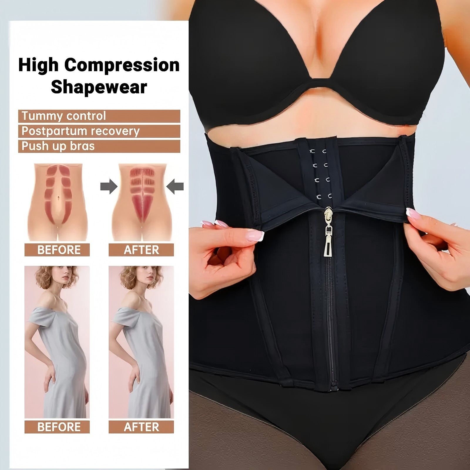 Latex Waist Trainer Women Bind - Waist Trainer Women avaliação e preço