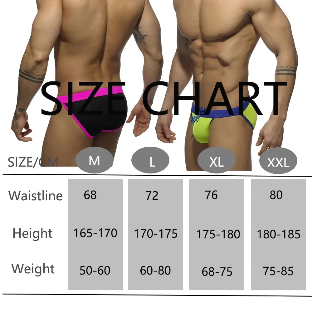 Sexy Men's Swimwear Trunk Unde - Push Up Board avaliação e preço