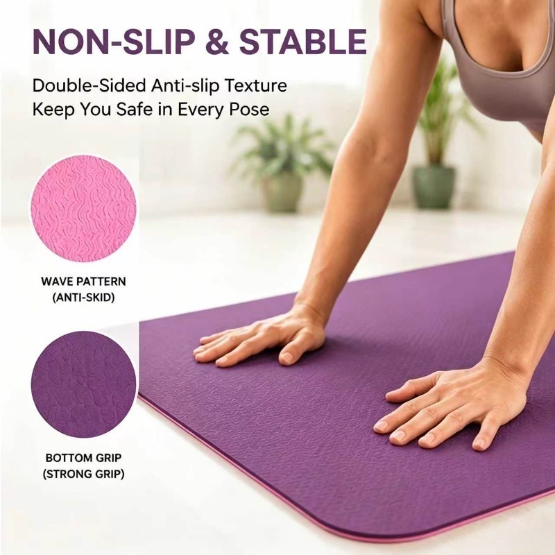 Yoga Mats Anti-slip Sport Fitn - Yoga And Fitness Mat avaliação e preço