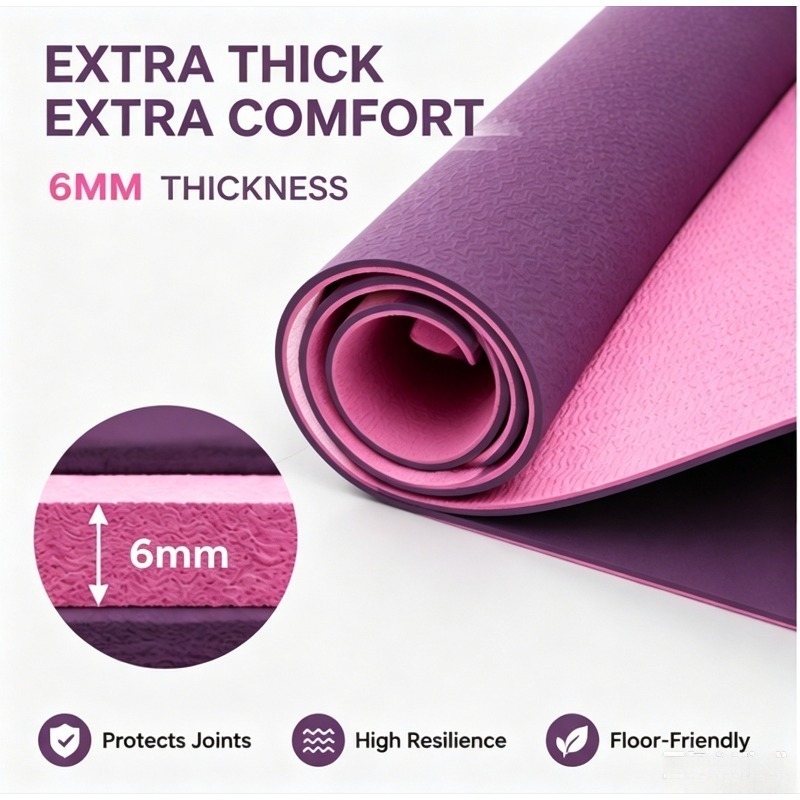 Yoga Mats Anti-slip Sport Fitn - Yoga And Fitness Mat avaliação e preço